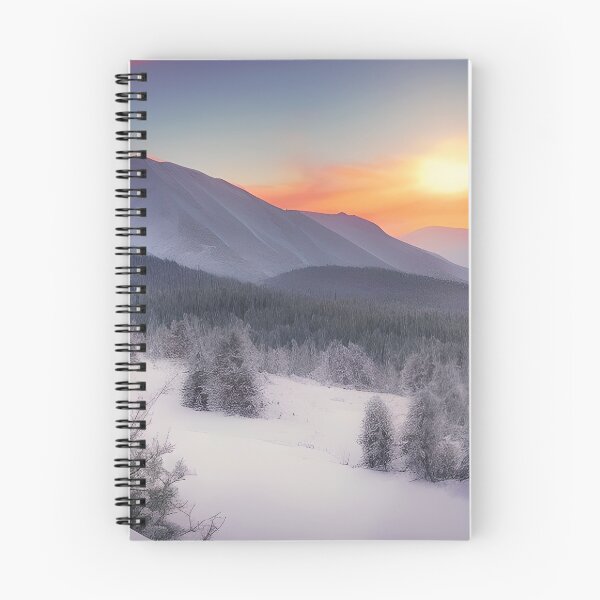 Item preview, Paisaje de una prístina escena invernal con salida del sol designed and sold by Alt-Art-Digital.
