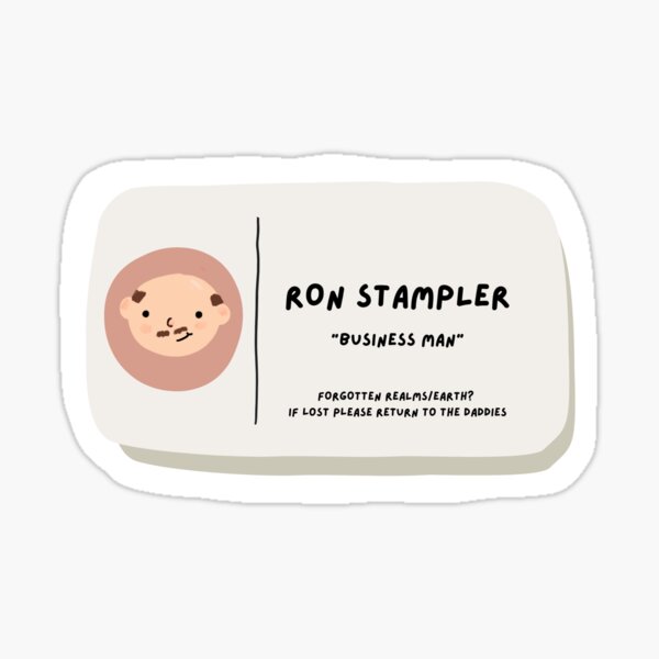 Item preview, Ron Stampler Business Card designed and sold by Spaghetti-hoes.