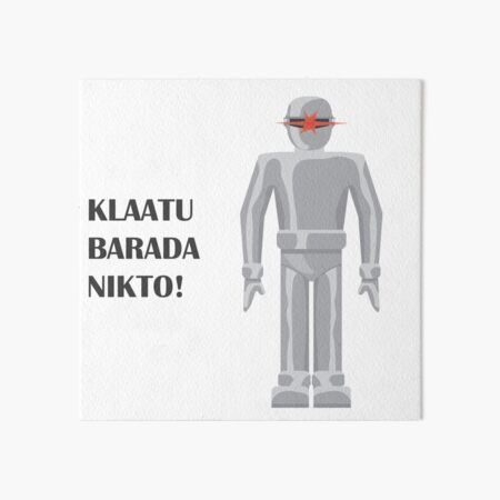 Gort - The Day the Earth Stood Still Art Board Print