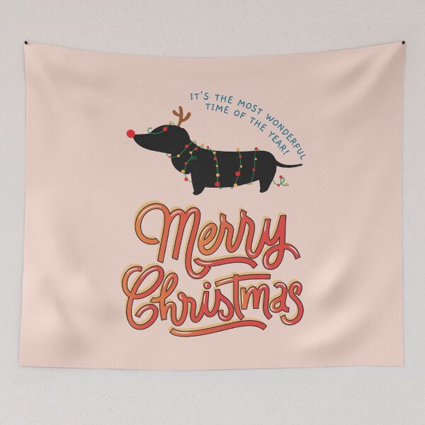 Item preview, Merry Christmas Reindeer Dog  designed and sold by bolimj.