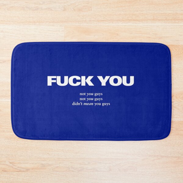 Item preview, FUCK YOU - Not You Guys, Didn't Mean You Guys - Matt Healy - The 1975 - White designed and sold by frankoceanVEVO.