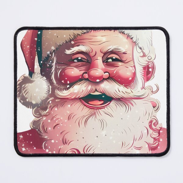 Item preview, 08 Retro Vintage Pink Santa Claus designed and sold by printiesart.