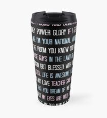Lana Del Rey Lyrics Overload Travel Mug