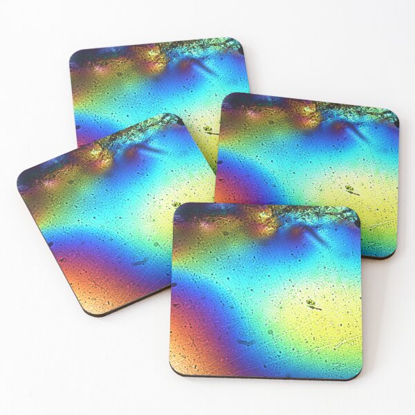 Item preview, Magnification of Stressed Glass, Rainbow Colors designed and sold by Canadamarsworks.