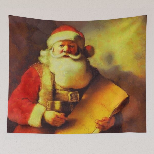 Item preview, Santa Claus and Wish Lists designed and sold by ONE-ART.