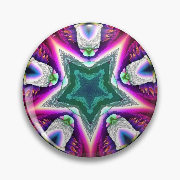 Item preview, Kaleidoscope Neon Nights Pentagram designed and sold by Faulty Brain.