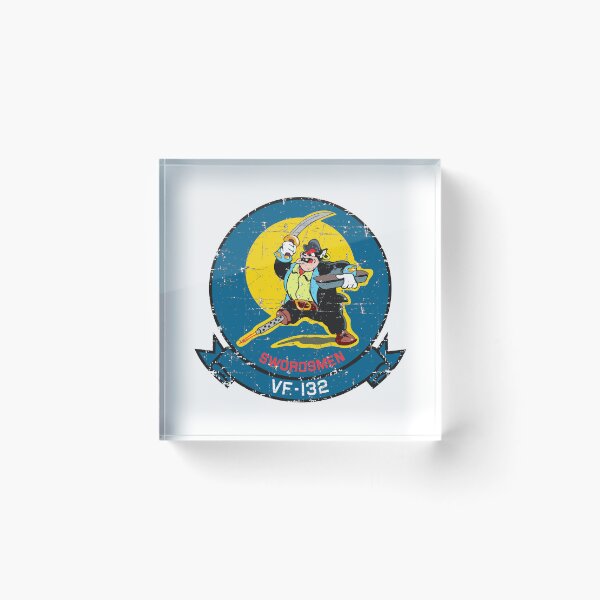 Item preview, USN VF-132 Fighter Squadron - Swordsmen - Grunge Style designed and sold by pzd501.