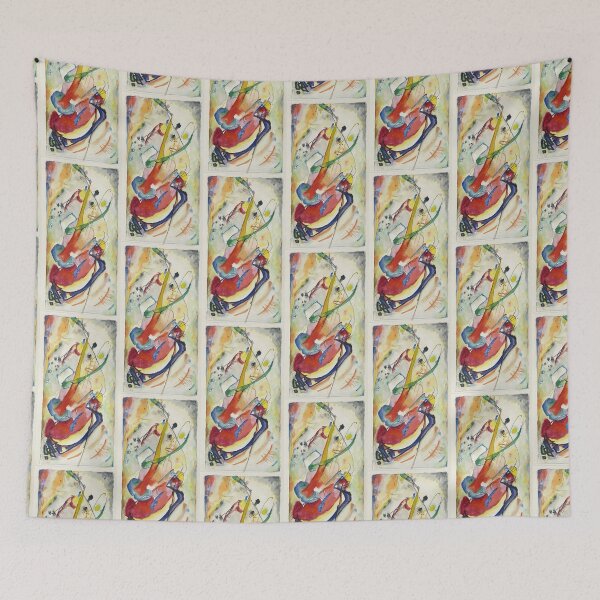 Item preview, Wassily Kandinsky Entwurf zu einem Wandbild für Edwin R. Campbell Nr. 1 (1914) | Wassily Kandinsky Paintings | Wassily Kandinsky abstract art designed and sold by TeeARTHY.