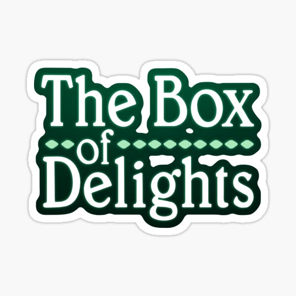 THE BOX OF DELIGHTS LOGO Sticker