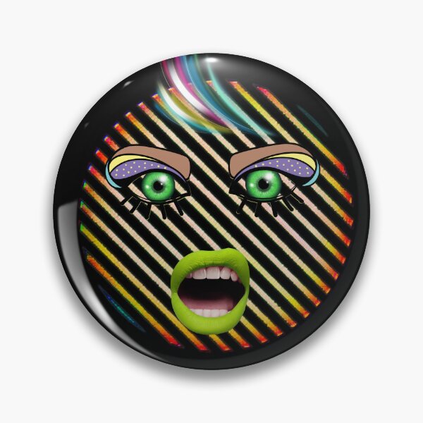 Item preview, Neon discussed face designed and sold by Sabredesign.