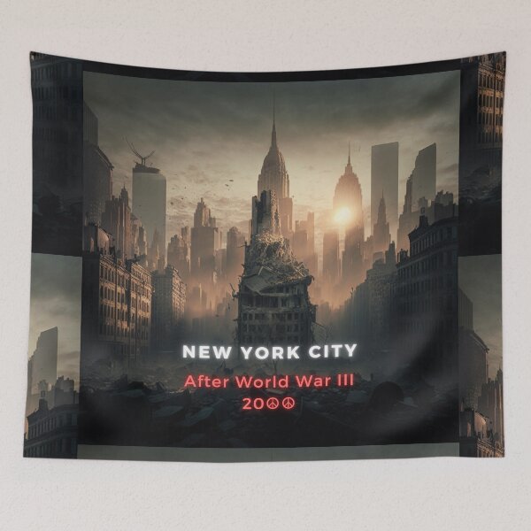 Item preview, No War World War III AI Illustration Series designed and sold by Pro-Political.