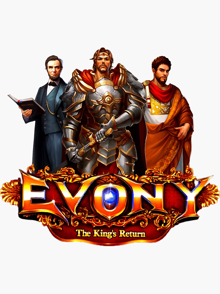 "evony" Sticker for Sale by madraso Redbubble