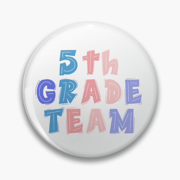 Item preview, 5th Grade Team - for Fifth Grade Teachers Colorful Typography designed and sold by InnaPo ⭐⭐⭐⭐⭐.