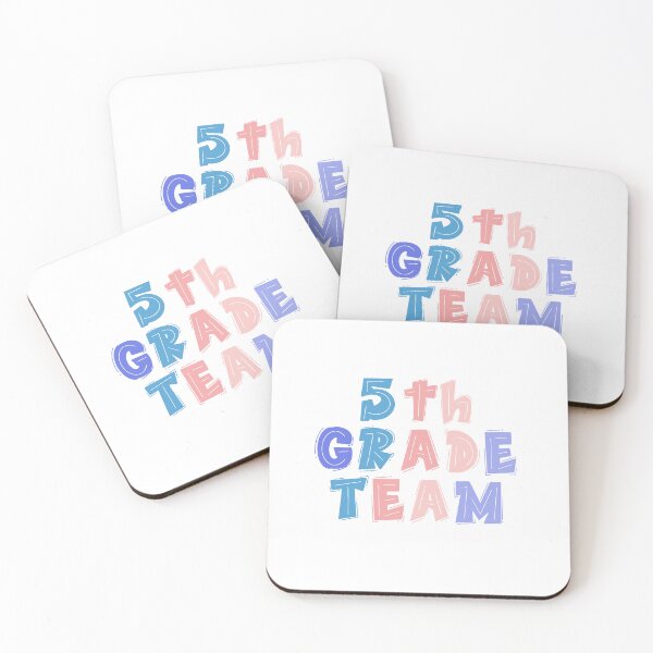 Item preview, 5th Grade Team - for Fifth Grade Teachers Colorful Typography designed and sold by InnaPo ⭐⭐⭐⭐⭐.