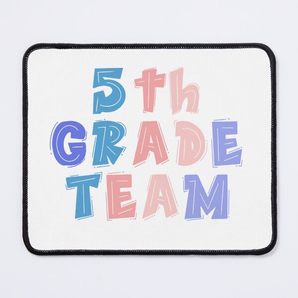 Item preview, 5th Grade Team - for Fifth Grade Teachers Colorful Typography designed and sold by InnaPo ⭐⭐⭐⭐⭐.