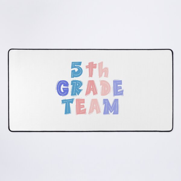 Item preview, 5th Grade Team - for Fifth Grade Teachers Colorful Typography designed and sold by InnaPo ⭐⭐⭐⭐⭐.