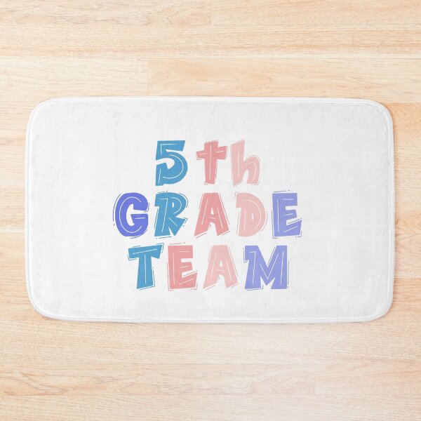 Item preview, 5th Grade Team - for Fifth Grade Teachers Colorful Typography designed and sold by InnaPo ⭐⭐⭐⭐⭐.