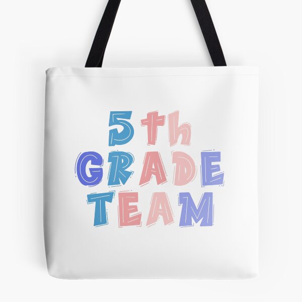 Item preview, 5th Grade Team - for Fifth Grade Teachers Colorful Typography designed and sold by InnaPo ⭐⭐⭐⭐⭐.
