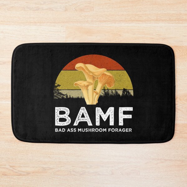 Item preview, BAMF Bad Ass Mushroom Forager designed and sold by Cat Lady Designs.