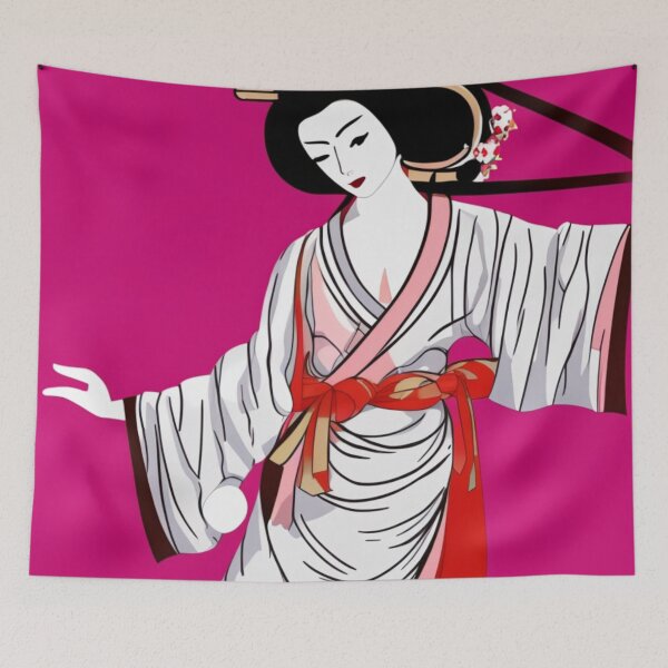 Aperçu de l'œuvre Danse des geishas créée et vendue par DesignerKin.