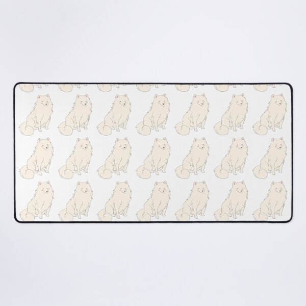 Item preview, Samoyed dog cute illustration in digital art designed and sold by Yarafantasyart.