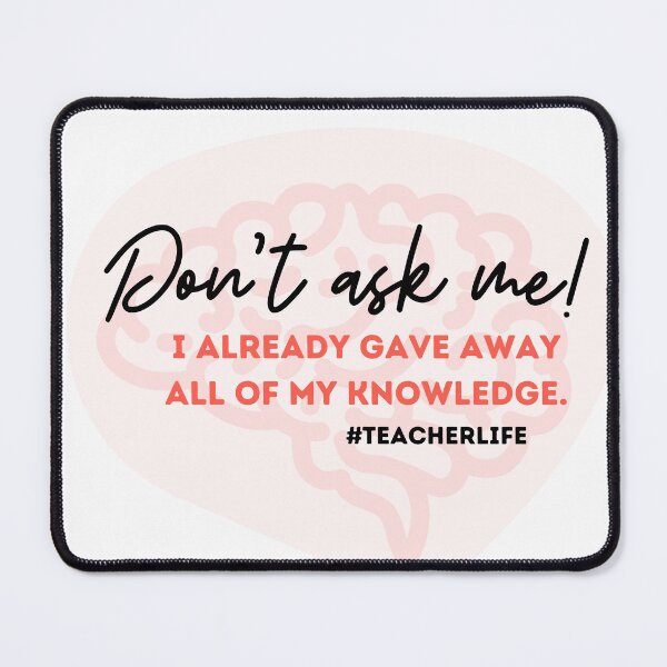 Item preview, don't ask me designed and sold by The Flying Peach Designs by Payton Methvin.