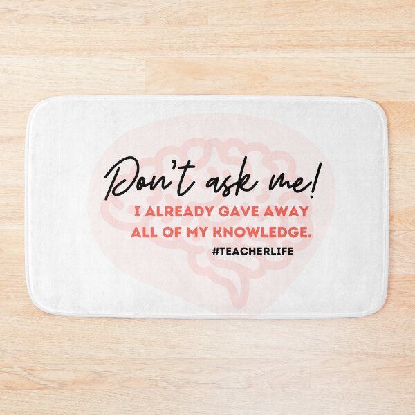 Item preview, don't ask me designed and sold by The Flying Peach Designs by Payton Methvin.