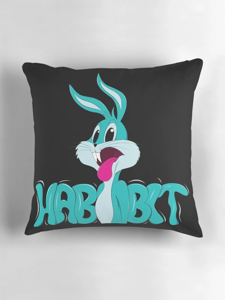 Thumbnail 3 of 4, Pillow, Habbit Rabbit designed and sold by PHPProject.