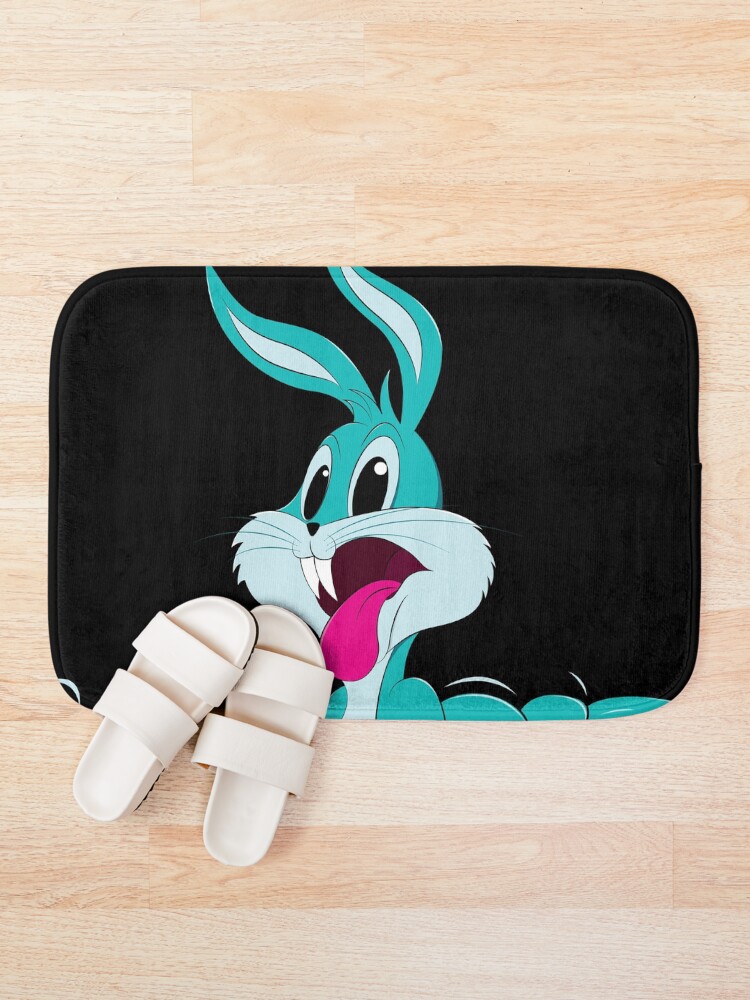 Thumbnail 1 of 6, Bath Mat, Habbit Rabbit designed and sold by PHPProject.