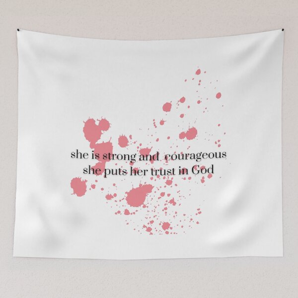 Item preview, she is strong and courageous designed and sold by loretta nchabeleng.