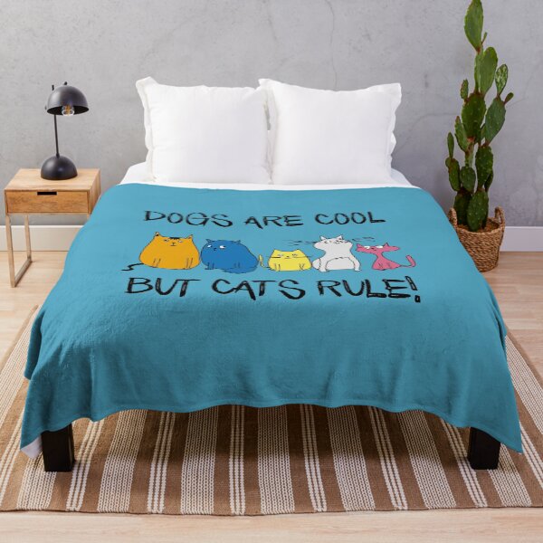 Item preview, Dogs are Cool but Cats Rule! designed and sold by laugh-out-loud.