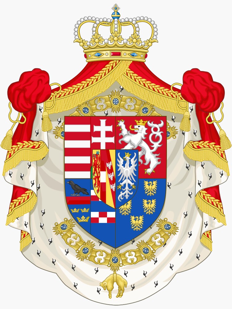 "Coat of Arms of Archduke Franz Ferdinand" Sticker for Sale by