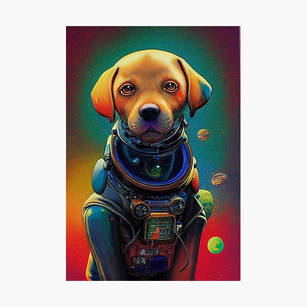 Item preview, Astronaut Labrador Retriever Puppy Nr. 2 designed and sold by thesupremewiz.
