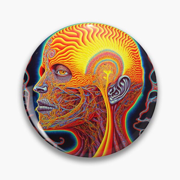 Item preview, Pineal Gland Trippy DMT LSD Psilocybin Trip Psychedelic designed and sold by Itis-Whatitis.