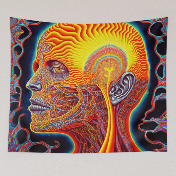 Item preview, Pineal Gland Trippy DMT LSD Psilocybin Trip Psychedelic designed and sold by Itis-Whatitis.