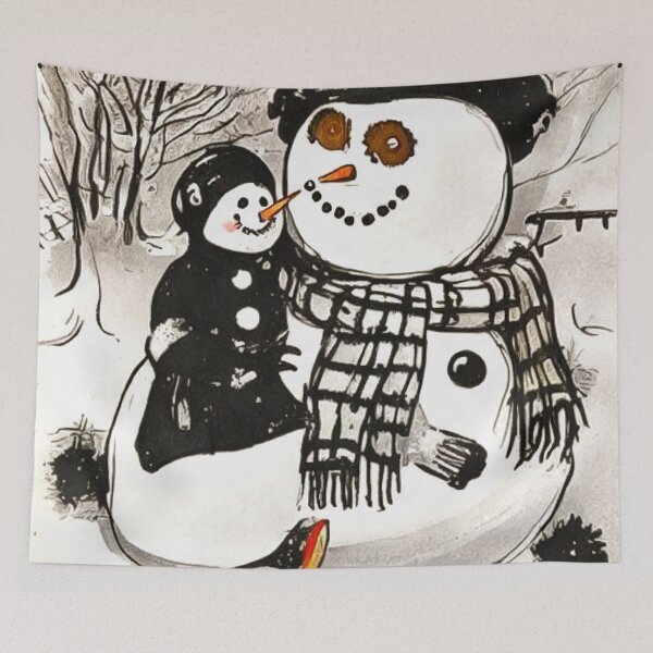 Item preview, Mr. and Mrs.Frosty designed and sold by ONE-ART.