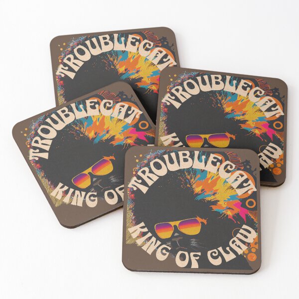 Item preview, Troublecat - King of Claw (#blakcatsploitation series) designed and sold by David Apricot.