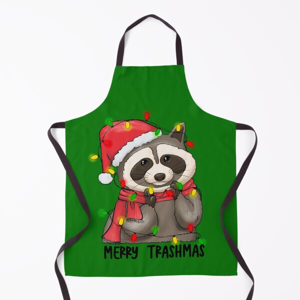Item preview, Funny Merry Trashmas Christmas Raccoon designed and sold by sweetbelle.
