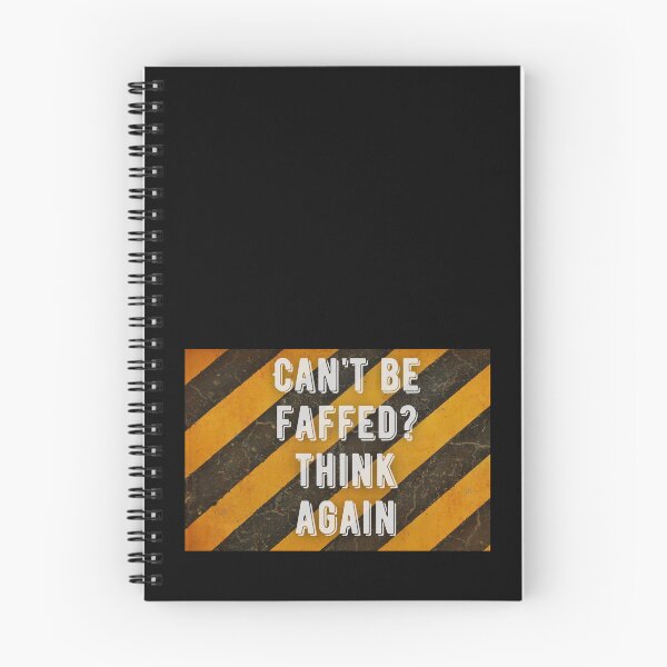 Item preview, Can't Be Faffed? Think Again - Prepper designed and sold by ALesterDesign.