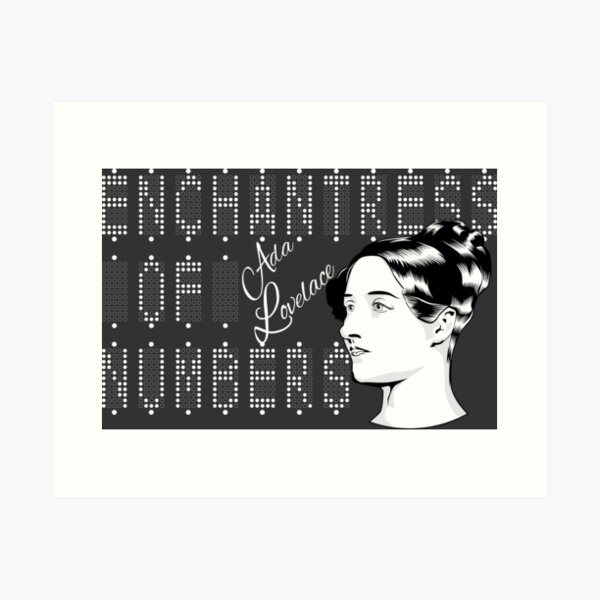 Artikel-Vorschau von Zauberin der Zahlen, Ada Lovelace, designt und verkauft von Pinnacle of Decadence.