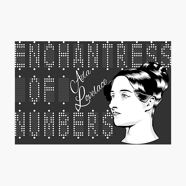 Item preview, La hechicera de los números, Ada Lovelace designed and sold by Pinnacle of Decadence.