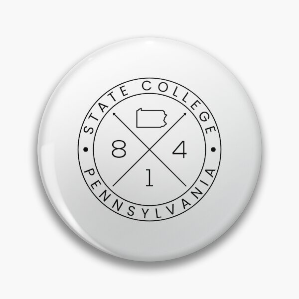 Item preview, State College Pennsylvania 814 Area Code - Black designed and sold by B2BRANDShop.