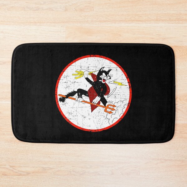 Item preview, USN VF-191 Fighter Squadron - Satan's Kittens - Grunge Style designed and sold by pzd501.