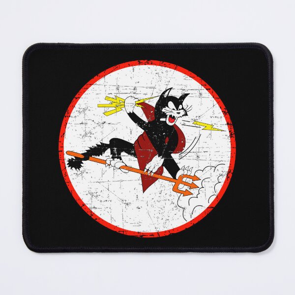 Item preview, USN VF-191 Fighter Squadron - Satan's Kittens - Grunge Style designed and sold by pzd501.