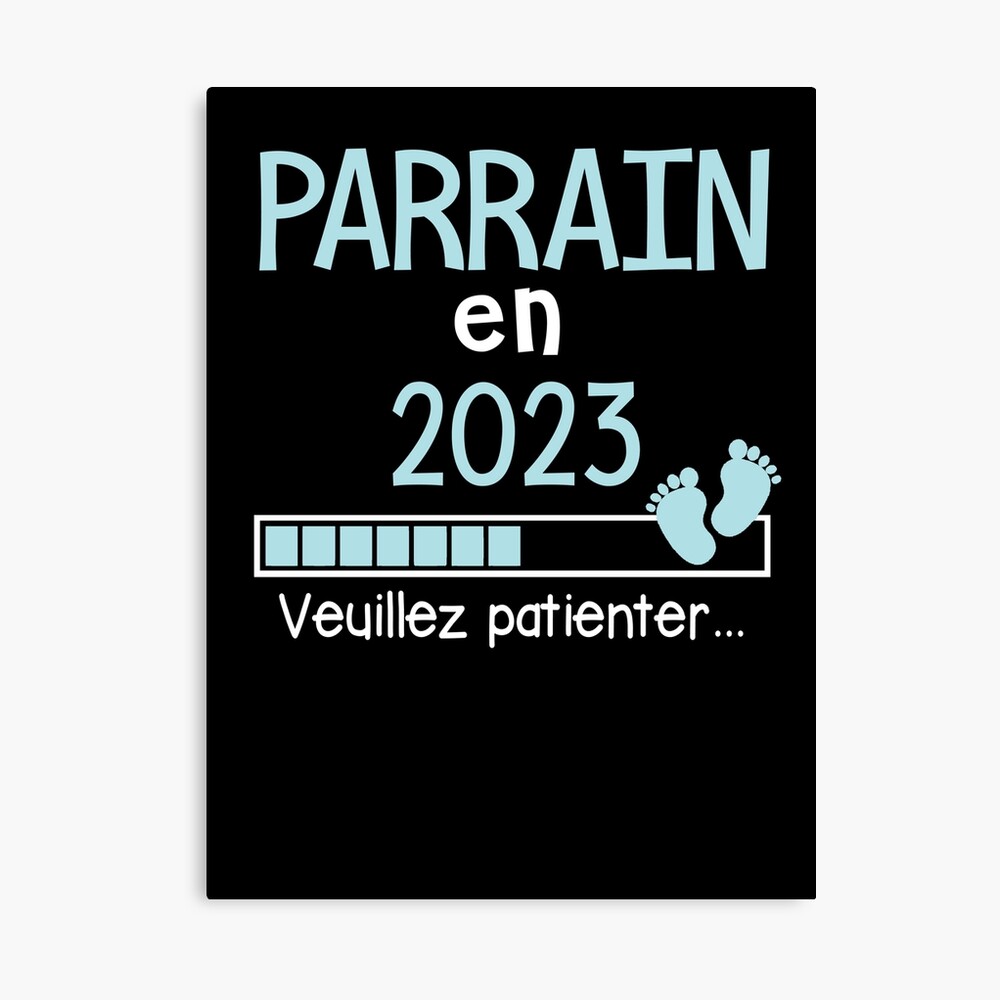 Parrain en 2023 Cadeau Futur Parrain Poster for Sale by Niko