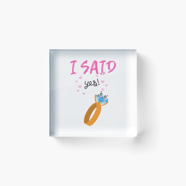 Item preview, I Said Yes designed and sold by SBRTPOD.