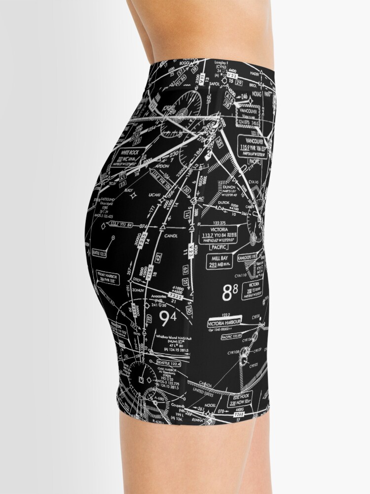 Enroute Low Altitude Chart - blue Leggings for Sale by LAPilotGirl