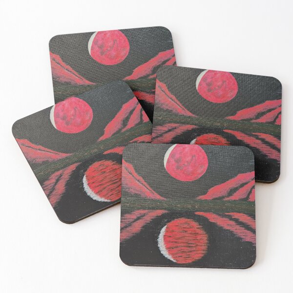 Item preview, Red Lunar Eclipse and Reflection designed and sold by ScottE01.