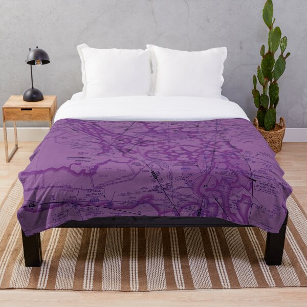 Item preview, Enroute Low Altitude Chart (ELUS1) purple designed and sold by LAPilotGirl.