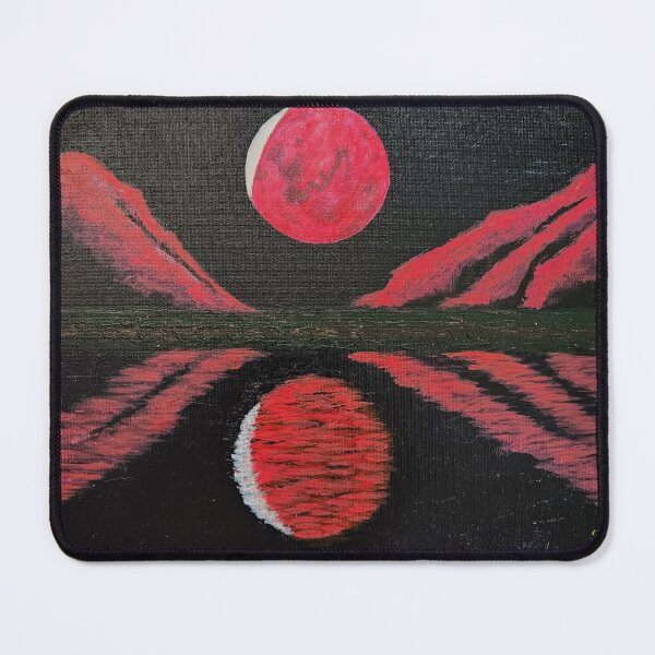 Item preview, Red Lunar Eclipse and Reflection designed and sold by ScottE01.